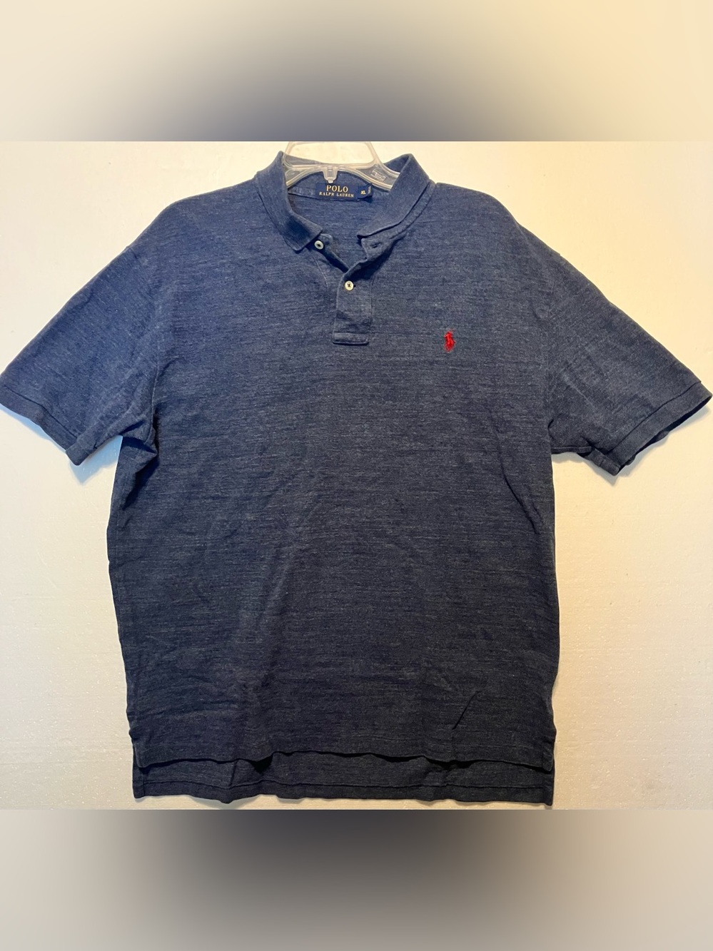 Polo by Ralph Lauren  XL Navy Polo with Red Pony Embroidery